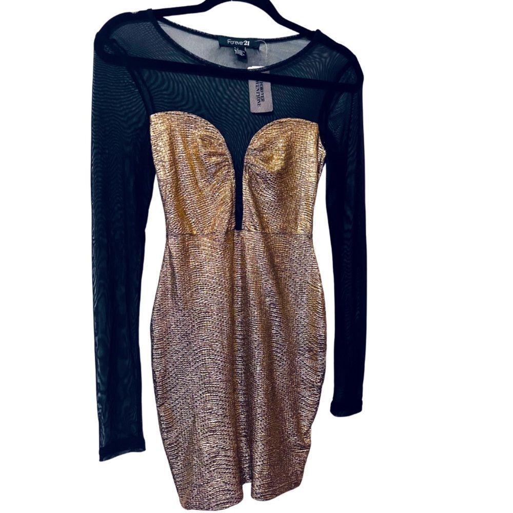 Forever 21 mesh mini dress